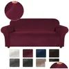 Stoelbedekkingen ERS Veet Stretch Sofa ER voor woonkamer Couch Sliper meubels beschermer Case Elastic 1/2/3/4 Seater Drop levering Hom DHIUP
