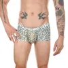 Caleçon CLEVER-MENMODE Hommes Sexy Sous-Vêtements Boxers Shorts Maille Sheer Lingerie Ultra Mince Transparent Pénis Poche Culotte