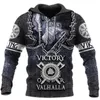 Sweats à capuche pour hommes Sweats à capuche Viking Sweats à capuche pour hommes Pull imprimé en 3D Vêtements pour hommes surdimensionnés Hauts pour hommes Printemps Automne Vêtements vintage en vrac 230111