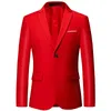 Męskie garnitury Blazers 11 Kolor Men High Quality Men Classic Slim Fit Solid Fashion Business Casual Plus Size 6xl 230111