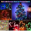 Saiten 20M Smart App Control Fairy Light Outdoor RGB Bluetooth Weihnachtsbaum String USB Girlande für Hochzeit Urlaub Dekor