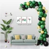 Autres fournitures de fête d'événement Paquet de thème de forêt de Noël Chaîne de ballons Dinosaure Tyrannosaurus Rex Ins Anniversaire vert foncé Dhgarden Dhikf