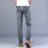 Jeans voor heren Jeans voor heren Klassieke stijl Zakelijk Casual Geavanceerde stretch Denim broek met normale pasvorm Grijs Blauwe broek Heren 230111