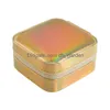 Box de cajas de joyas Peque￱o organizador impermeable con soporte de cuero Mirror PU Case de viaje de doble capa para aretes Dhgarden Dhqst