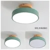 Ceiling Lights Nordic Aisle Lamp Macaron Corridor Entry Lamps Modern Minimalist Creative Balcony Living Room Bedroom Solid Wood