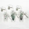 6 Styles Hookahs 5.5inch Pyrex Glass Ash Catcher with 4mm quartz banger 14mm 18mm ashcatcher for bong glass oil burner pipes