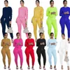 Designer Fall Winter Women Tracksuits Long Sleeve Outfits Pullover Sweatshirt pants Two Piece Sets Outwork Sportswear Casual Jogger suits Solid Sweatsuits 8449