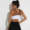 Gym Kleding Gedekte vrouwen Yoga Bra Mesh Sport Top Zwart Wit Fitness Vest Haut Femme Tank Mujer Sportswear Bralette 2023