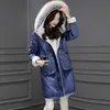 Colon de coton d'hiver en bas parkas pour femmes