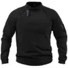 Men's Hoodies Sweatshirts Men's sweater loose solid color outdoor warm breathable tactics 230111
