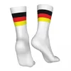 Men's Socks German National Cycling Flag Sock Men Women Polyester Stockings Customizable Hip Hop