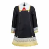 Acessórios para figurinos de anime Família espião anya forger cosplay criança garoto garotinha kawaii vestido preto roupas de festa de festa Halloween 230111