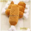 Dog Toys Chews Pet Cat Funny Fleece Plush Chew Sound Toy Fit For All Pets Chicken Leg Wild Drop Delivery Home Garden Suppli Dhgarden Dhivk