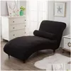 Fodere per sedie Ers Chaise Lounge Er Sliper per soggiorno Hine Lavabile Drop Delivery Casa Giardino Tessili Telai Dhwh2