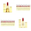 Lipstick Matte Lustre Gold Tube Rossetto Moisturizer Longlasting Easy To Wear Coloris Beauty Makeup Lipsticks Drop Delivery Health Li Dh5Ay