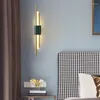 Lampy ścienne nowoczesne kryształowe lampy pokój nordyckie łóżko piętrowe Deco dioda LED sypialnia dekoracja łazienki lekkie retro