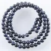 Naturliga lösa pärlor Blue Sand Stone Round 4mm 6mm 8mm 10mm Löst distanspärlor för smycken som gör DIY Charms armband BG309