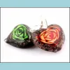 H￤nge halsband grossist 6 sth￤ng handgjorda murano lampwork glas mix f￤rg rose blommor hj￤rtat fit halsband smycken g￥vor wome dhkwz