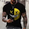 T-shirts pour hommes Hauts à manches courtes d'été T-shirts chemises Motifs d'impression 3D street fashion style décontracté hommes beau Sportswear top 230111