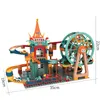 Blocs Marble Run Architecture Château Bâtiment Voiture Figurines Amis Enfants Jouets Éducatifs pour Garçons Cadeaux De Noël 230111