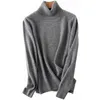 Women's Sweaters Cashmere Sweater Women Turtleneck 100 Pure Merino Wool Autumn Winter Warm Soft Knitted Pullover Female Jumper Tops 230111