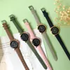 Montres-bracelets Mode Starry Sky Femmes Montres Polygon Surface Ulzzang Marque Qualités Dames Casual Femme Mat En Cuir Horloge