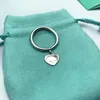 Pierścienie klastra oryginalne logo tag srebrny pierścień klasyczny wysoka wersja Lady 925sterling Love Fashion Biżuteria Walentynki 2208