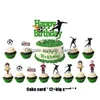 Other Event Party Supplies Football Themed Champions League Balloon Set Flag Pling Background Cloth Plug In Decoration 0E4 Dhgarden Dhljv