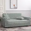 Fundas para sillas de estilo nórdico, funda de sofá de pata de gallo, tela de cojín, toalla Simple elástica, sofás grandes para sala de estar