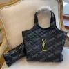 2 stuks composiet tas vrouw designer handtassen gouden letter y schoudertassen quilten shopper grote gaby bakken winkelbanden portemonnee