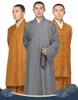 Etnisk kläder Specialjacka Pants Suit Monk Long Robe Standard Arhat Unique Shaolin Buddhist Robes Klänningsuniformer