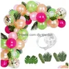 Other Event Party Supplies Christmas Flamingo Turtle Leaf Decorative Balloon Set Hawaiian Latex Chain Drop Delivery Home Ga Dhgarden Dhsdx