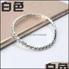 Bracciale elasticizzato con strass moda tennis Bracciale da sposa Regali di nozze Braccialetti brillanti di cristallo 1247 Q2 Gioiello con consegna a goccia Dhf04