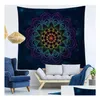 Tapissries 51 Design Mandala Tapestry Wall Hanging Mural Yoga Mats Beach Handduk Picknickfilt soffa er Party Backdrop Wedding Home de DHH47