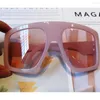 Solglasögon qpeclou 2023 varumärkesdesigner överdimensionerade kvinnor mode plast stora fyrkantiga solglasögon kvinnliga körglasögon nyanser