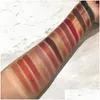 Eye Shadow Easy Makeup Rock Metal 16 Color Eyeshadow Bronzer Palette Matte Pearlescent Beauty Glazed Drop Delivery Health Eyes Dhm40