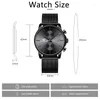 Montres-bracelets 2023 Mode Sports Hommes Montres Top Étanche Simple Ultra-Mince Montre Hommes Quartz Horloge Relogio Masculino