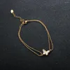 Anklets dames mode vlinder Anklet gouden kleur ketting verstelbare armbanden voor been voet zomer strand sieraden cadeau