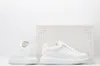 Casual sneaker skor överdimensionerade designers Sole White Black Leather Veet Suede Womens espadrilles Mens High Quality Flat Lace Up Trainers Sneakers Storlek 35-48 S