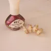 Brincos de backs clássico de manguitos de orelha de strintão vintage para mulheres para mulheres rock punk cristal redondo clipe jóias acessórios 1pcs