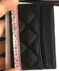 Portafogli MINI firmati Black Caviar Uomo Donna Porta carte Hardware GoldSilver Porta carte di credito in vera pelle2771