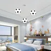 Kolye lambaları Basketbol Futbol Lambası Nordic Bedside Chandelier Merdiven Modern Minimalist Yatak Odası Salonu Restoran Sanat