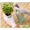 Disposable Gloves 100Pcs Latex White Nonslip Laboratory Rubber Protective Household Cleaning Products Drop Delivery Home Garden Kitc Dhzxj