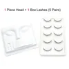 Faux Cils Pratique Cils Avec Tête De Mannequin Kit Pour Extension De Cils Bk Fl Bande Formation Modèle Fournitures De Maquillage Drop Livraison Dhljp