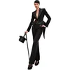 Suits Spring Designer Women Pants Suits Slim Fit Celebrity Black Outfits Evening Party Mother of the Bride Wedding Formal 2 Pieces
