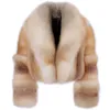 Futro dla kobiet sztuczne yoloagain zima ciepła prawdziwa kurtka Kobieta naturalny płaszcz Ladies Streetwear 230110