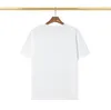 Erkek bayan T-shirt Tasarımcı kısa kollu yaz yuvarlak boyun nefes rahat sweatshirt siyah beyaz üst tişörtleri