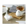 Party Favor Wholesale Wedding Gift And Giveaways For Guest Ceramic Love Birds Salt Pepper Shaker Souvenir 200Piecesis100Sets Drop De Dhk7J