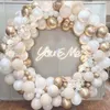 Other Decorative Stickers Baby Shower Birthday Balloons Blue Metallic Balloon Garland Arch Kit Welcome Girl Baptism Confetti Party Decoration 230110