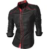 Camisas casuais masculinas Jeansian Spring Autumn apresenta Men Shirt chegando de manga comprida macho Z034 230111